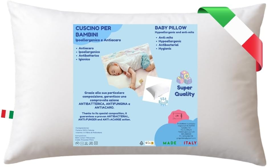 GUANCIALE ANTIACARO LETTO/CULLA BAMBINO
