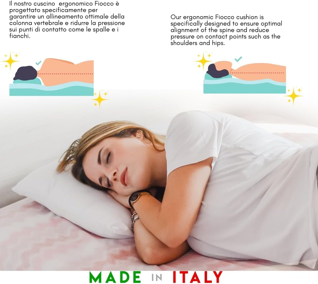 CUSCINO CERVICALE FIOCCO