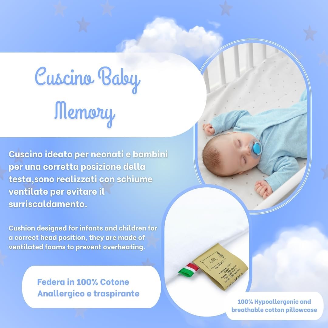 GUANCIALE MEMORY LETTO/CULLA