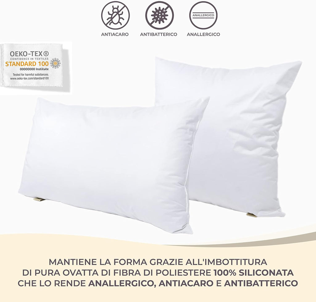 COPPIA GUANCIALI SOFT CLOUD