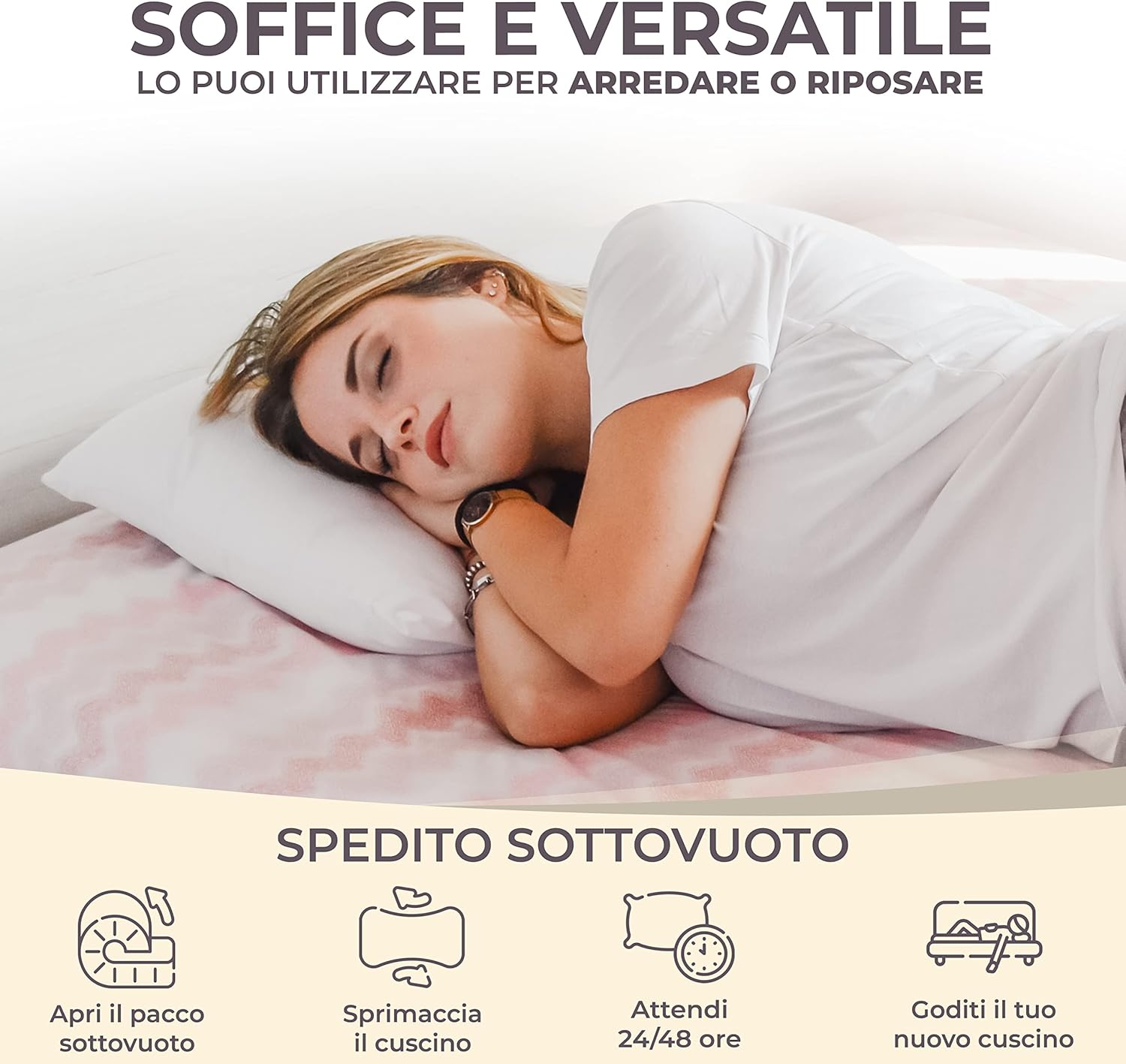 COPPIA GUANCIALI SOFT CLOUD