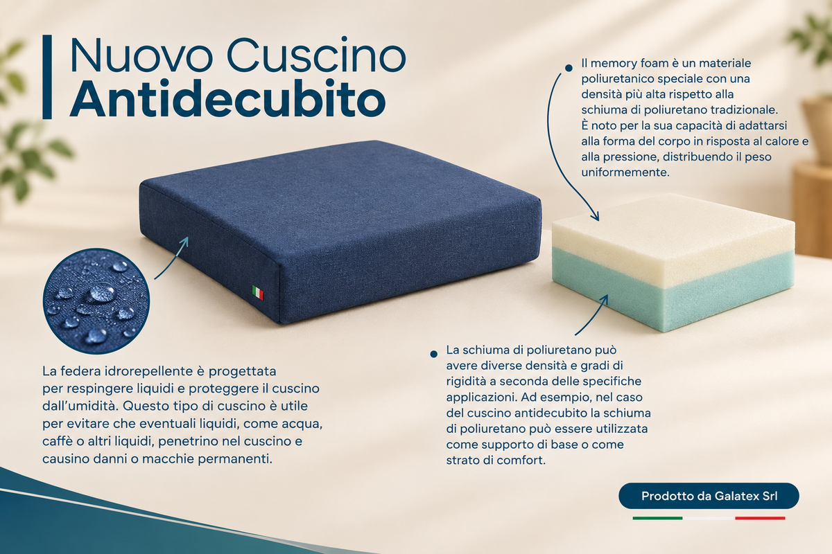 Grafica materiali del cuscino