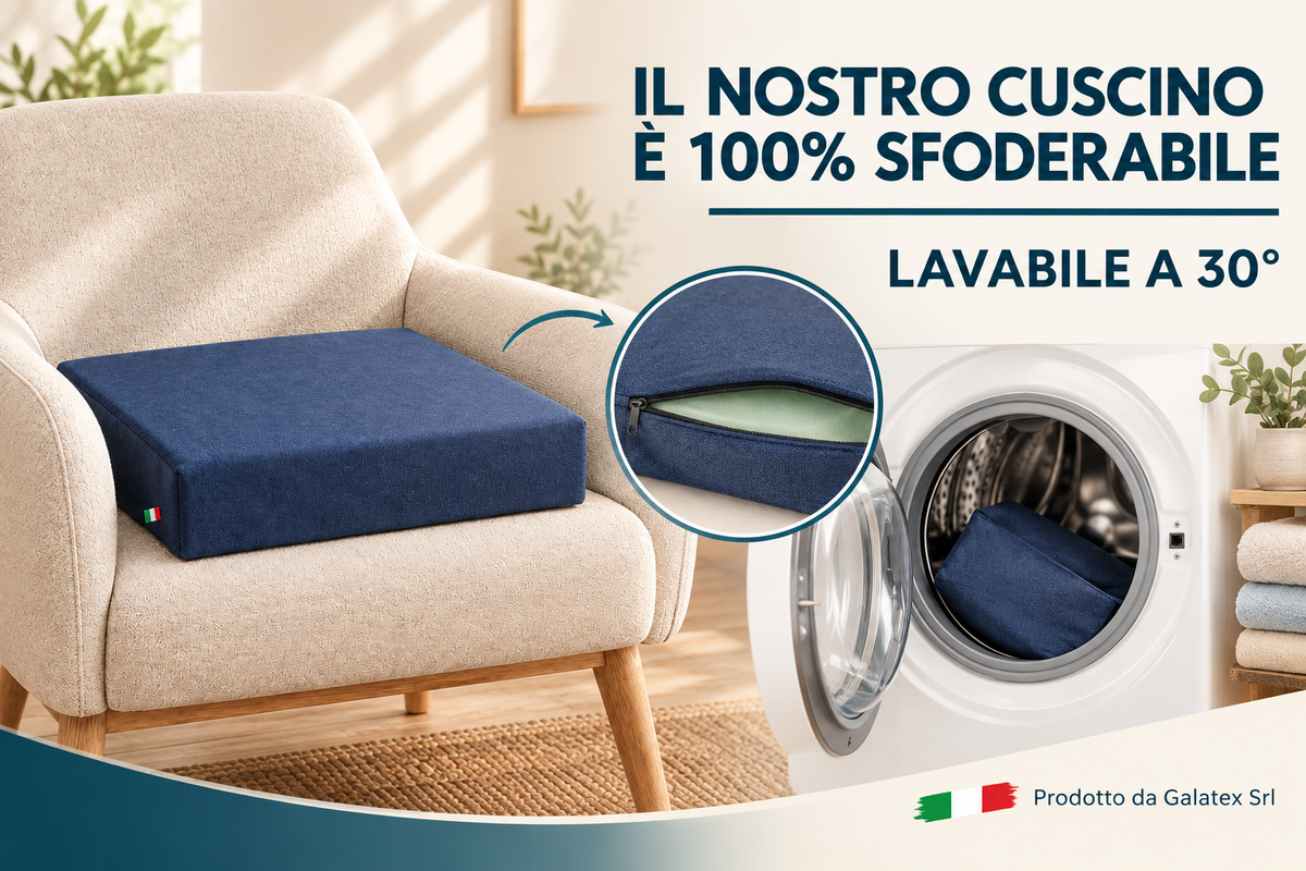 Grafica sfoderabile e lavabile